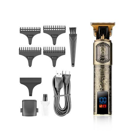 BECKER SHAVES & TRIMS TONDEUSE  MÉTAL CHEVEUX ET BARBE HARLEY