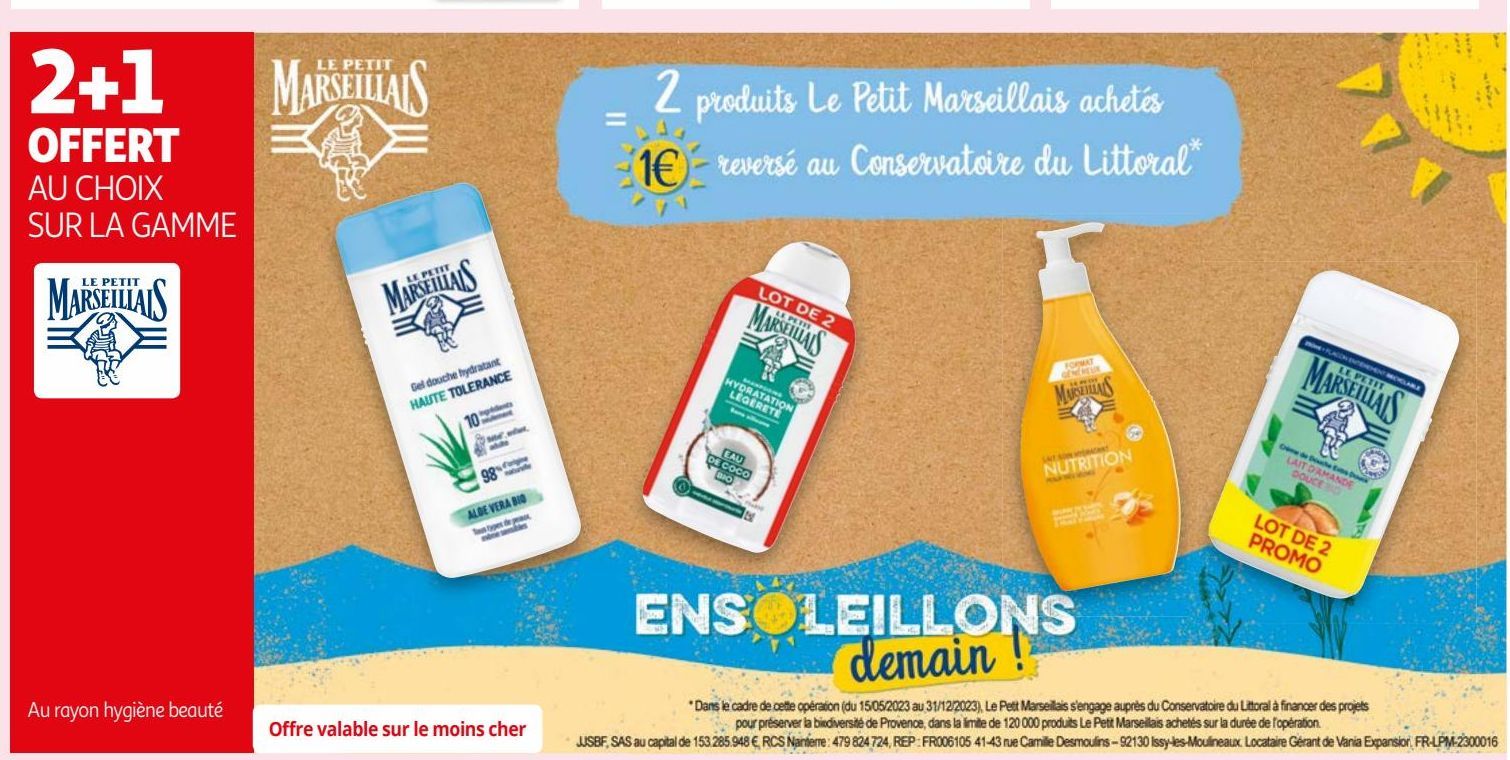 LA GAMME Le petit marseillais