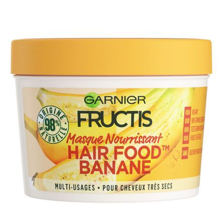 MASQUE  À LA BANANE  FRUCTIS  HAIRFOOD