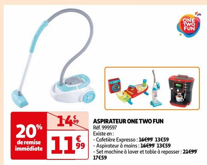  ASPIRATEUR ONE TWO FUN