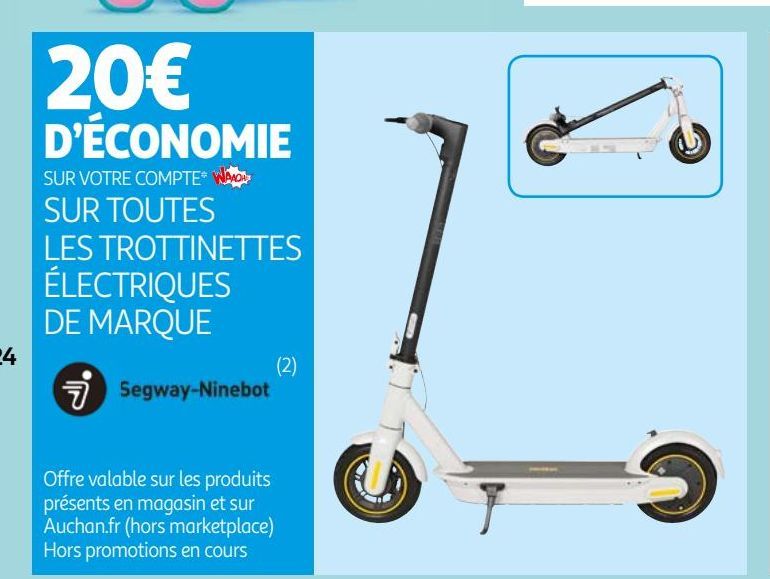 TOUTES  LES TROTTINETTES  ÉLECTRIQUES  DE MARQUE Segway-ninebot