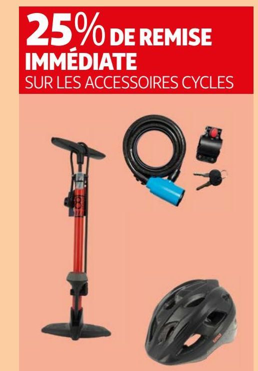 LES ACCESSOIRES CYCLES