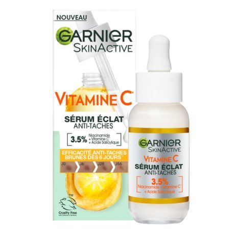 SÉRUM ÉCLAT  ANTI-TACHES  VITAMINES C  GARNIER  SKIN ACTIVE