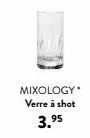 mixology verre à shot 3.⁹5 