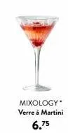 mixology verre à martini 6.75 