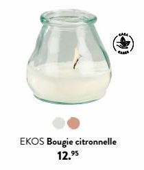 EKOS Bougie citronnelle 12.⁹5  CAMA  exest 