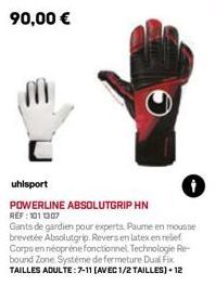 uhlsport  POWERLINE ABSOLUTGRIP HN REF: 1011307 