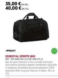 sac de sport uhlsport