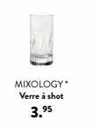 MIXOLOGY Verre à shot 3.⁹5 