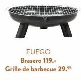 fuego brasero 119.- grille de barbecue 29.⁹5 