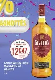 whisky grant's