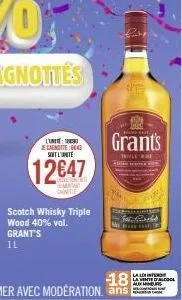 whisky grant's
