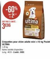 -60%  2⁹  SOIT PAR 2 L'UNITÉ:  3696  ultima  ADUATE 