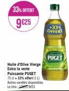 huile d'olive vierge Puget