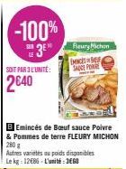 pommes de terre Fleury Michon