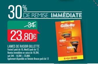 soldes Gillette