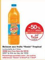 boisson aux fruits Oasis