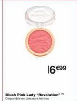 16 €99  blush pink lady "revolution" " disponible en plusieurs inte 