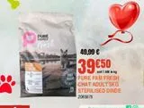 Pure fam fresh chat adult 5kg sterilised dinde offre à 39,5€ sur Jardiland