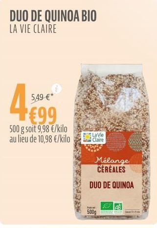 quinoa La vie claire