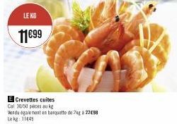 crevettes cuites 