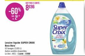 -60% 2E"  SOIT PAR 2 L'UNITÉ:  8€96  Super Croix  CEME fore bore 