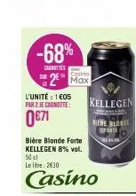 bière blonde 