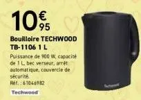 bouilloire techwood