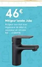46€  mitigeur lavabo juba  minigeur noir mat aver régulateur de débit et mousseur en silicone re: 61020990 