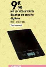 balance de cuisine Techwood