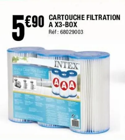 cartouches filtration a x3-box