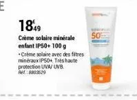 crème solaire 