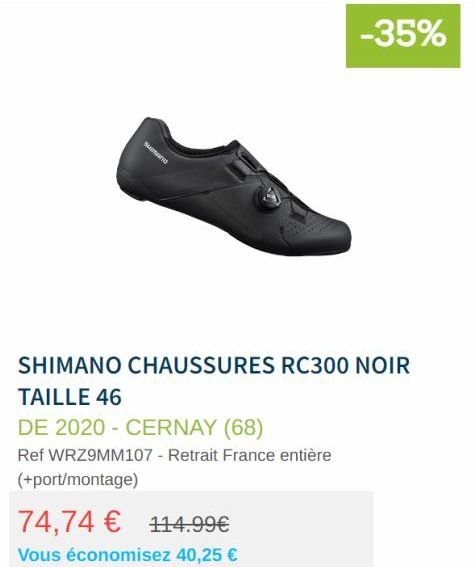 chaussures Shimano