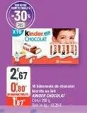Chocolat Kinder offre sur G20