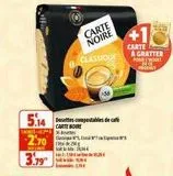 Café Carte noire offre sur Coccimarket
