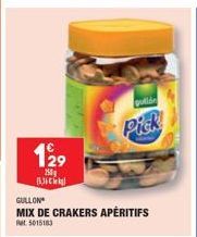 129  250  Auch  GULLON  MIX DE CRAKERS APÉRITIFS  Pat 5015183  guilón  Pick 