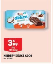 delice  399  201  KINDER DÉLICE COCO Ret 5004911 