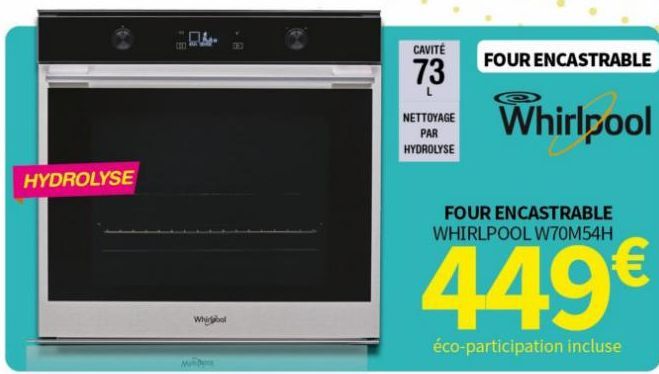 four encastrable Whirlpool