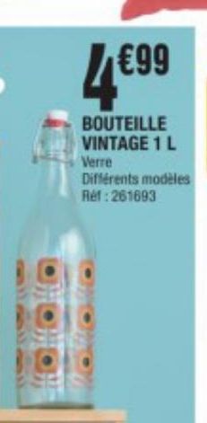 bouteille vintage 1L