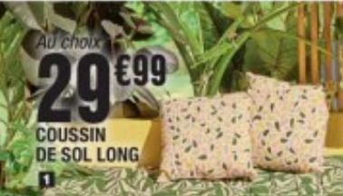 coussin de sol long