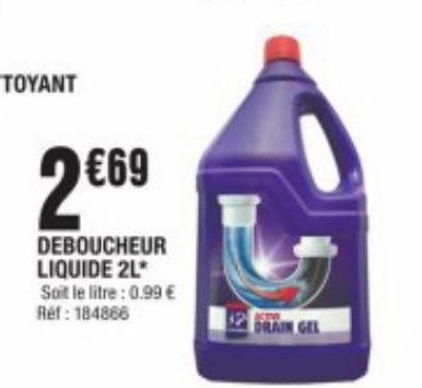 déboucheur liquide 2L