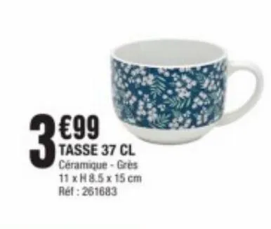 tasse 37 cl