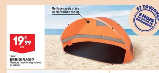 tente de plage 