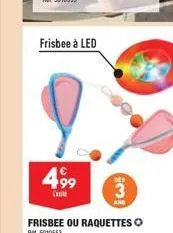 frisbee à led  es  3  and 