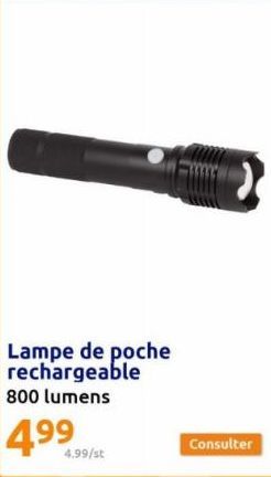 lampe de poche rechargeable 