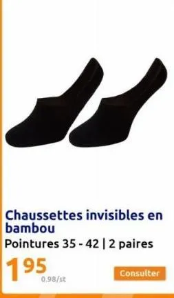 chaussettes invisibles 
