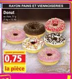 Donuts offre à 0,75€ sur Norma