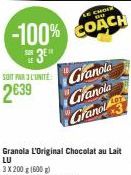 SOIT PAR 3 L'UNITE  2639  LE CHOIX  -100% COACH  SE 3E  Granola Granola Granol 