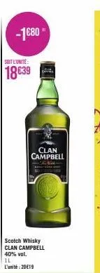 whisky clan campbell