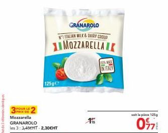 mozzarella 